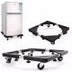 Roller Washing Machine Refrigerator Base Reinforced Retractable Movable Rack with Wheels Kitchen Fridge Base Bracket