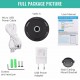 V380 Wifi IP Camera Fish Eye 360 Degree Panoramic Camera 1080P 2.0 Mega Pixel With Night Vision