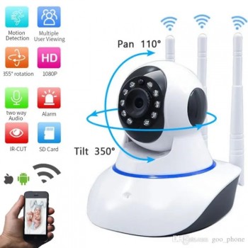 V380 Ptz Camera 3 Antenna WiFi IP Camera CCTV Camera a Wireless CCTV Camera