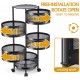 Stainless Steel Fruit Basket For Kitchen 5 Layer