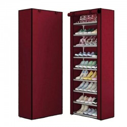 Shoe Rack Dust-proof Cloth Shoe Cabinet-9 layer