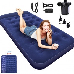 Single Air Bed With Pumper
