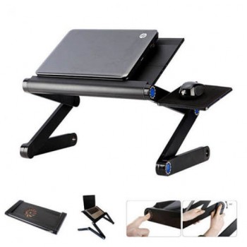T9 Multifunctional Folding Laptop Table Aluminium