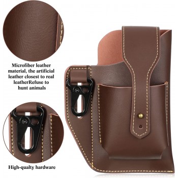 Retro Belt Waist Fashionable Bag Brown