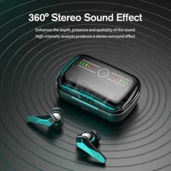 M12 TWS Wireless Bluetooth 5.3 Headphones Noise Reduction Touch Control Waterproof 2000mAh Charging Box