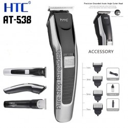 HTC AT 538 Rechargeable Hair and Beard Trimmer for Men