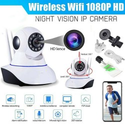 WiFi IP Camera Dual Antenna Night Vision Camera