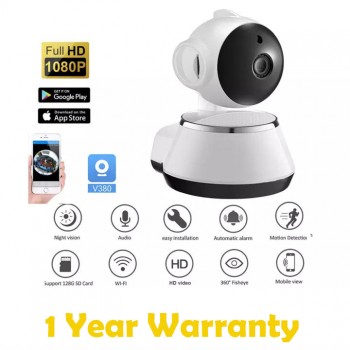 V380 WiFi IP Camera 360 Degree CCTV Camera