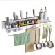 Multi functional Wall Hanging Aluminum Kitchen Rack