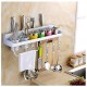 Multi functional Wall Hanging Aluminum Kitchen Rack